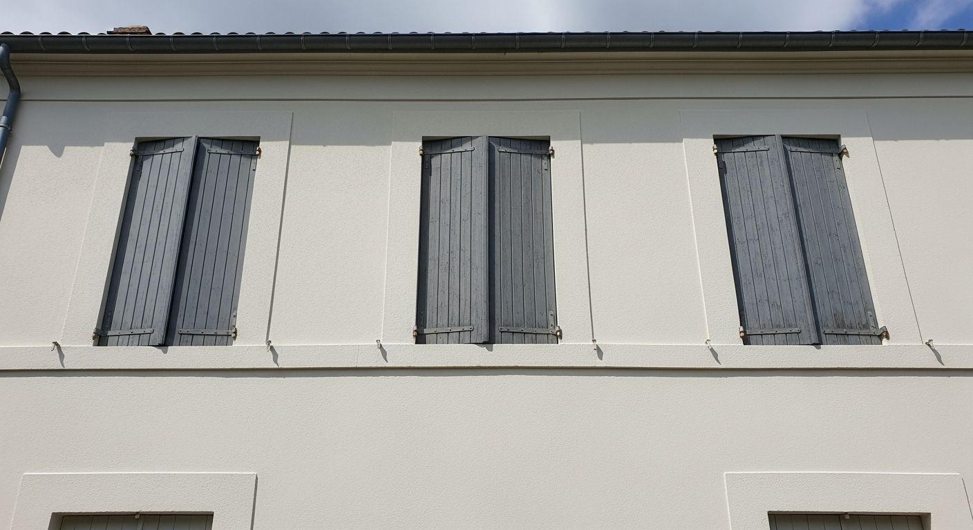 Ravalement de façade d'une maison à Oullins